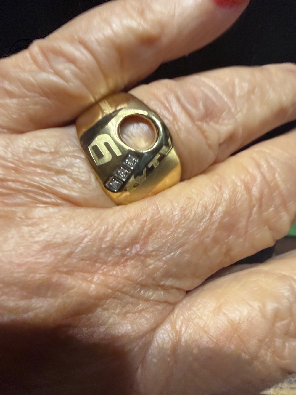 Miss Sixty Signet Ring. Size 8.5
